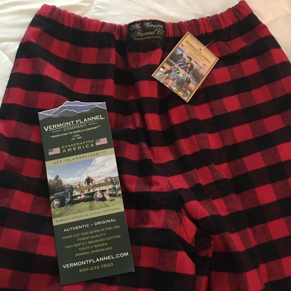 Flannel lounge pants